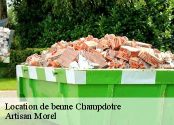 Location de benne  champdotre-21130 Artisan Morel