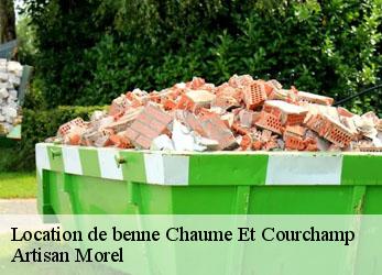 Location de benne  chaume-et-courchamp-21610 Artisan Morel